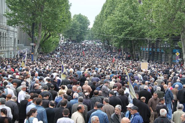 Anti-government protests in Tbilisi - Sputnik International