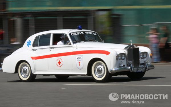 Vintage cars in weekend rally  - Sputnik International