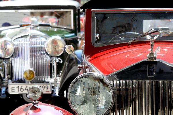 Vintage cars in weekend rally  - Sputnik International