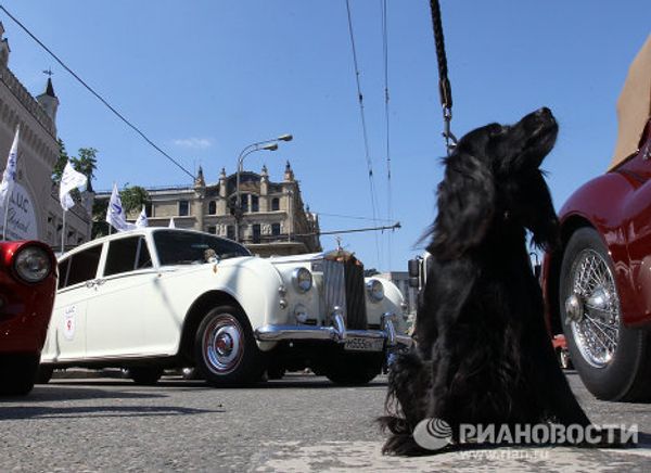 Vintage cars in weekend rally  - Sputnik International