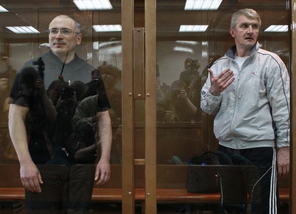 Mikhail Khodorkovsky and Platon Lebedev  - Sputnik International