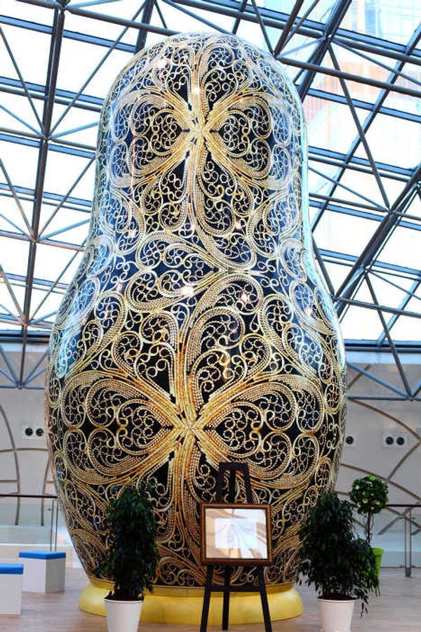 Giant Matryoshka dolls on show in Moscow - Sputnik International