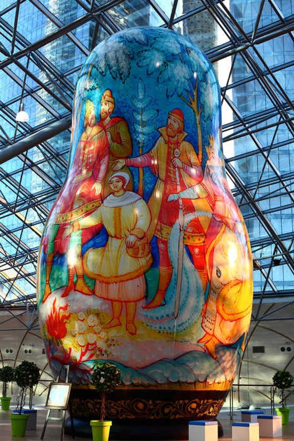 Giant Matryoshka dolls on show in Moscow - Sputnik International