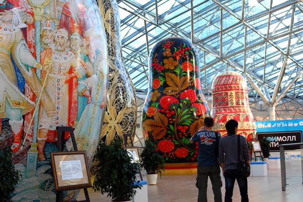 Giant Matryoshka dolls on show in Moscow - Sputnik International