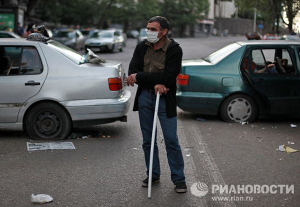 Georgian opposition protests continue Georgian opposition protests continue - Sputnik International