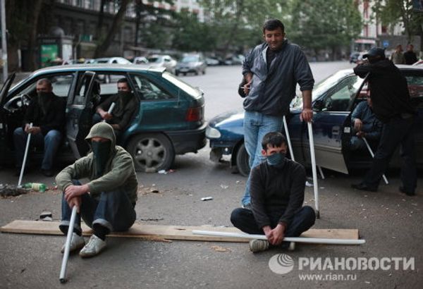 Georgian opposition protests continue Georgian opposition protests continue - Sputnik International