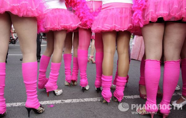 Parade of Glamorous Blondes in Riga - Sputnik International