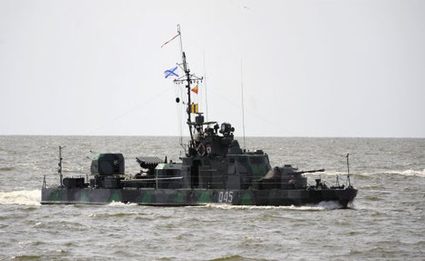 Caspian Flotilla’s Marine battalion holds exercise - Sputnik International