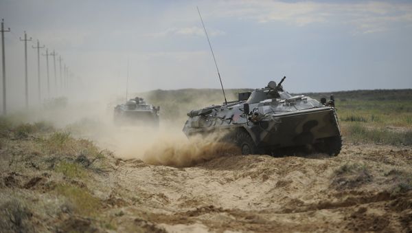 Caspian Flotilla marine corps battalion drill Caspian Flotilla marine corps battalion drill - Sputnik International
