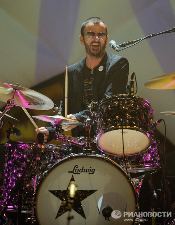 Legendary Beatles drummer Ringo Starr performs in Moscow - Sputnik International