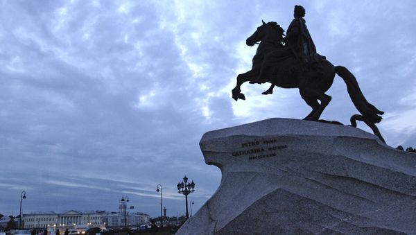 St. Petersburg will host Euro-2020 matches. On the picture the Bronze Horseman - monument to Peter the Great , one of the symbols of St. Petersburg. St. Petersburg will host Euro-2020 matches. On the picture the Bronze Horseman - monument to Peter the Great , one of the symbols of St. Petersburg. - Sputnik International
