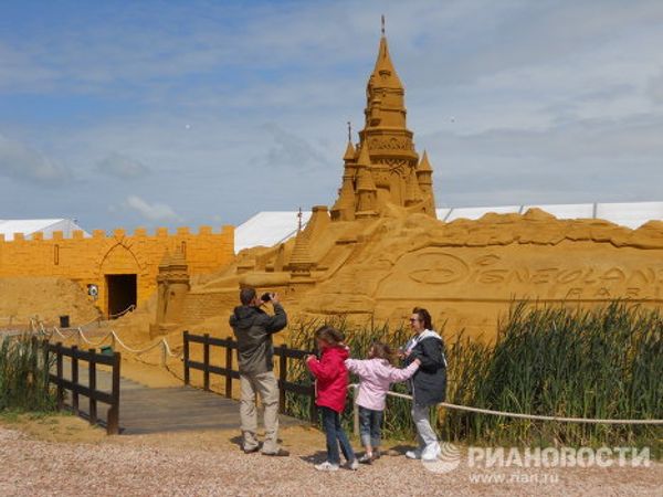 Sand Sculpture Festival in Belgium - Sputnik International