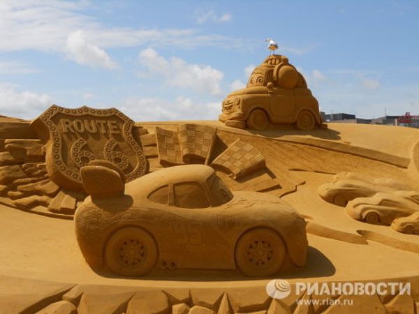 Sand Sculpture Festival in Belgium - Sputnik International