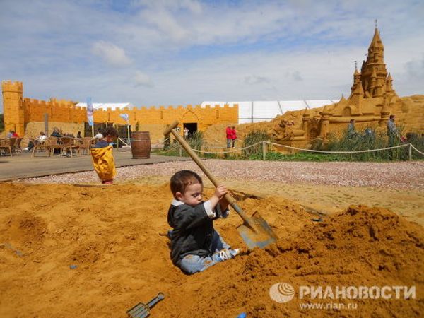 Sand Sculpture Festival in Belgium - Sputnik International