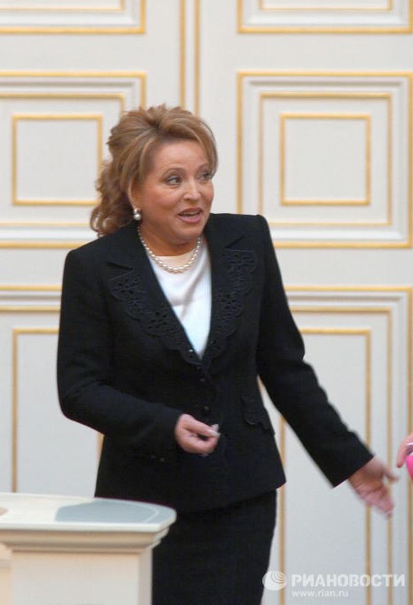 The head of Russia’s northern capital - Valentina Matvienko The head of Russia’s northern capital - Valentina Matvienko - Sputnik International