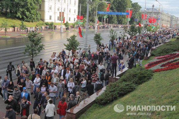 Revolution Through Social Networks protesters arrested in Minsk Revolution Through Social Networks protesters arrested in Minsk - Sputnik International