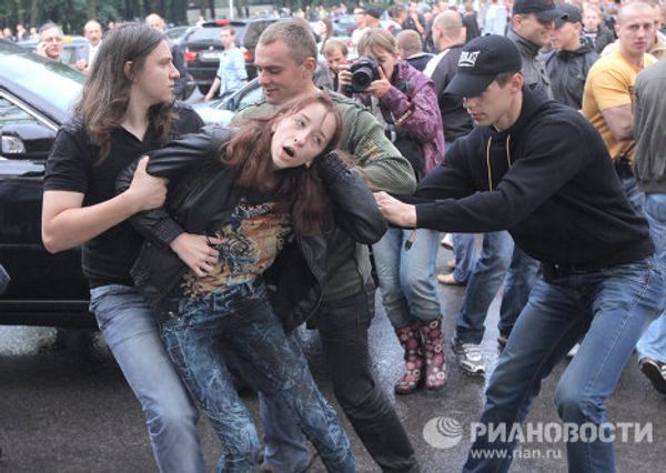 Revolution Through Social Networks protesters arrested in Minsk Revolution Through Social Networks protesters arrested in Minsk - Sputnik International