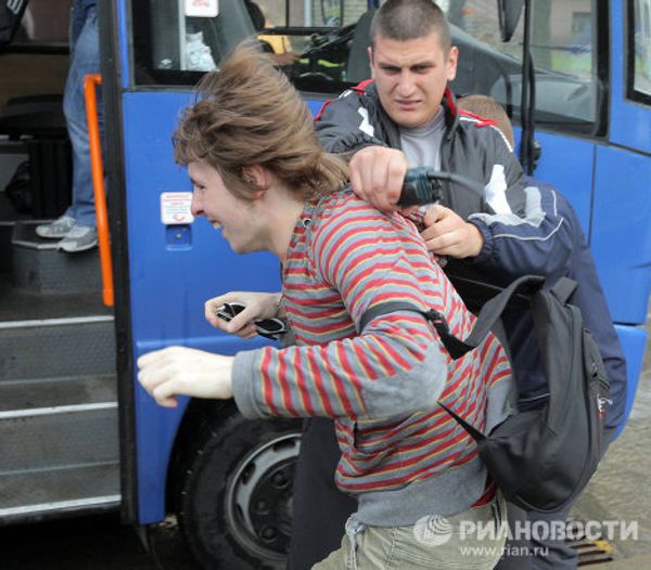 Revolution Through Social Networks protesters arrested in Minsk Revolution Through Social Networks protesters arrested in Minsk - Sputnik International