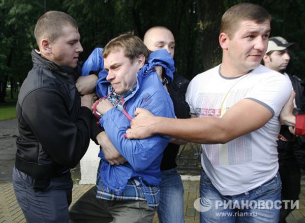 Revolution Through Social Networks protesters arrested in Minsk Revolution Through Social Networks protesters arrested in Minsk - Sputnik International