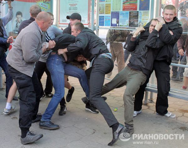 “Silent” protesters detained in Minsk  - Sputnik International