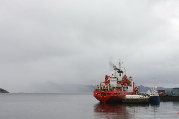 Members of the expedition on the delimitation of the Russian Arctic shelf on the research vessel Akademik Fyodorov have begun seismic studies in the area north of Franz Josef Land - Sputnik International