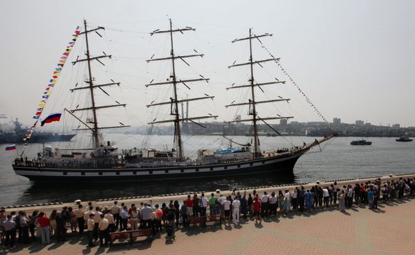 The Russian sailing ship Pallada The Russian sailing ship Pallada - Sputnik International