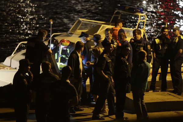 Moskva River boat sinking - Sputnik International