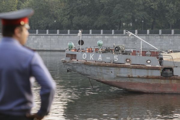 Search and rescue operation at the site of boat sinking in the Moscow River  - Sputnik International