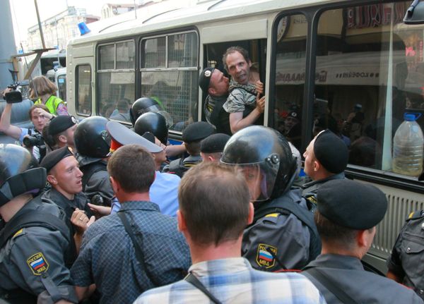 Up to 40 participants of unsanctioned rally in Moscow arrested - Sputnik International