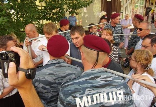 Tymoshenko supporters set up tent city in Kiev - Sputnik International