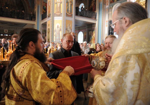 Prime Minister Vladimir Putin visits Valaam Monastery - Sputnik International
