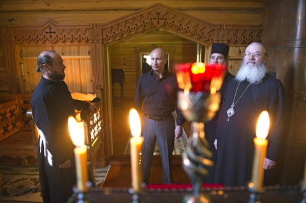 Prime Minister Vladimir Putin visits Valaam Monastery - Sputnik International