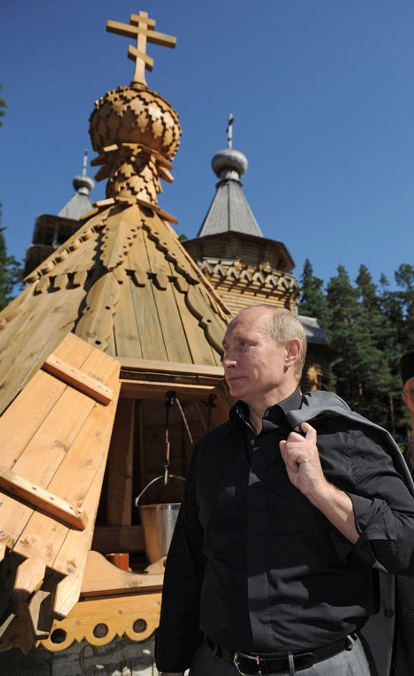 Prime Minister Vladimir Putin visits Valaam Monastery - Sputnik International