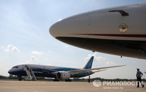 The Dreamliner arrives for the first time in Russia The Dreamliner arrives for the first time in Russia - Sputnik International