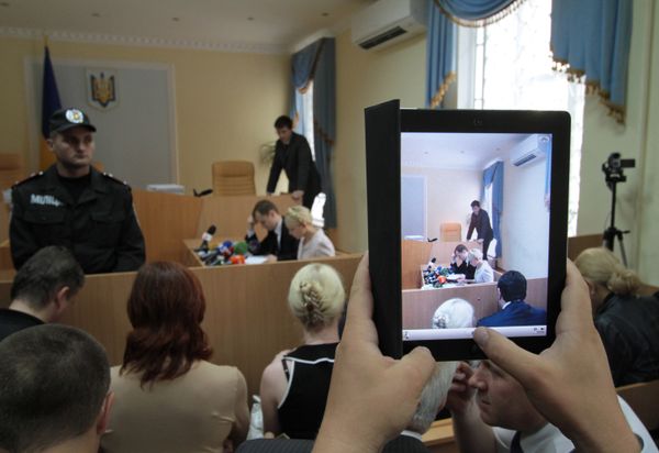 Yulia Tymoshenko in court Yulia Tymoshenko in court - Sputnik International