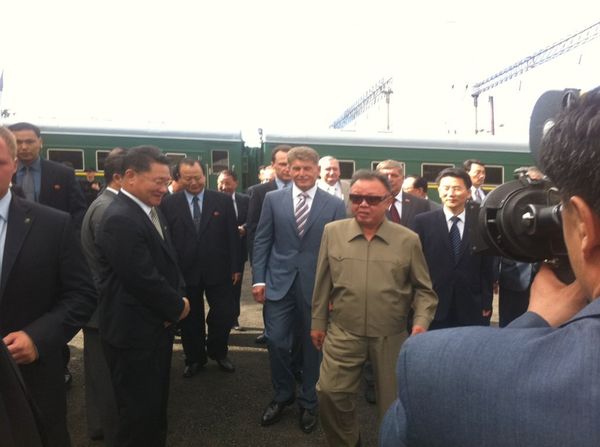 Kim Jong-il's train is currently travelling across Russia Kim Jong-il's train is currently travelling across Russia - Sputnik International