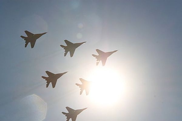 Strizhi aerobatics team at MAKS-2011 - Sputnik International