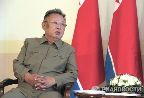 Medvedev and Kim Jong-il at President’s Temporary Residence in Buryatia Medvedev and Kim Jong-il at President’s Temporary Residence in Buryatia - Sputnik International