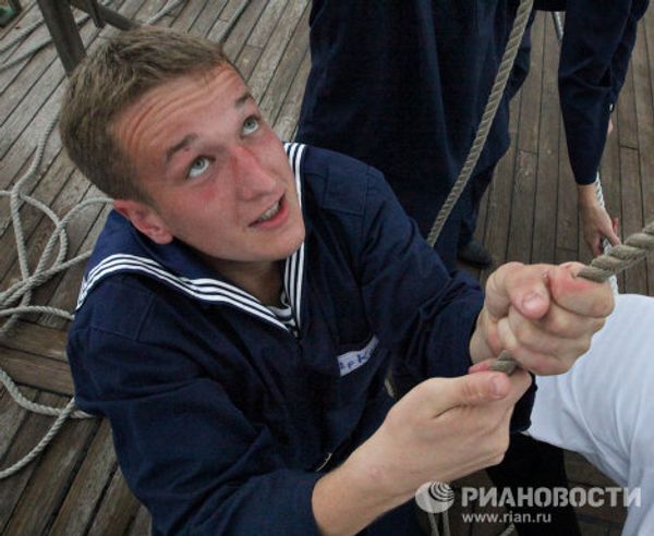 Sailing ship Nadezhda ready for Pacific voyage Sailing ship Nadezhda ready for Pacific voyage - Sputnik International