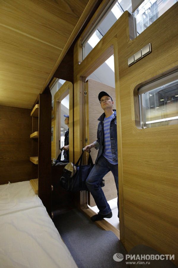 Sleepbox installed at Sheremetyevo Airport - Sputnik International
