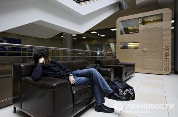 Sleepbox installed at Sheremetyevo Airport - Sputnik International