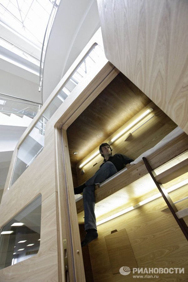 Sleepbox installed at Sheremetyevo Airport - Sputnik International