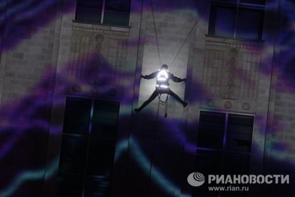 A grand show on Vorobyovy Gory A grand show on Vorobyovy Gory - Sputnik International