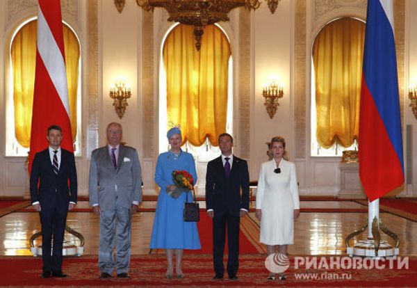 Medvedev meets with Danish Queen in Kremlin - Sputnik International