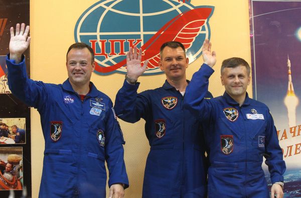 Borisenko, Samokutyayev and Garan Borisenko, Samokutyayev and Garan - Sputnik International