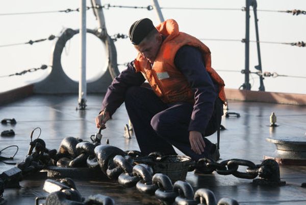 Cruiser Varyag takes part in Pacific Fleet exercise  - Sputnik International