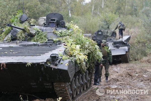 Russia, Belarus hold Union Shield 2011 exercise in the Nizhny Novgorod Region - Sputnik International