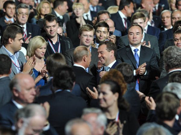 Medvedev proposes Putin for presidency at United Russia Congress - Sputnik International
