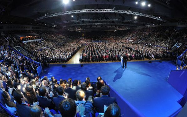 Medvedev proposes Putin for presidency at United Russia Congress - Sputnik International