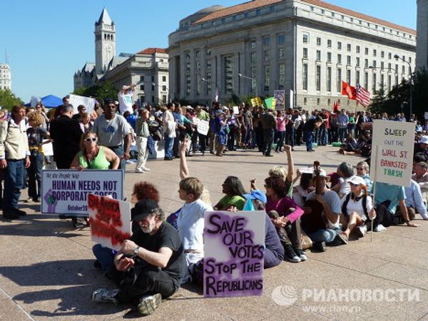 Pacifists, hippies and other crusaders against “financial terrorism” in the U.S. - Sputnik International